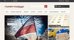 Desktop Screenshot of flagi-polski.pl